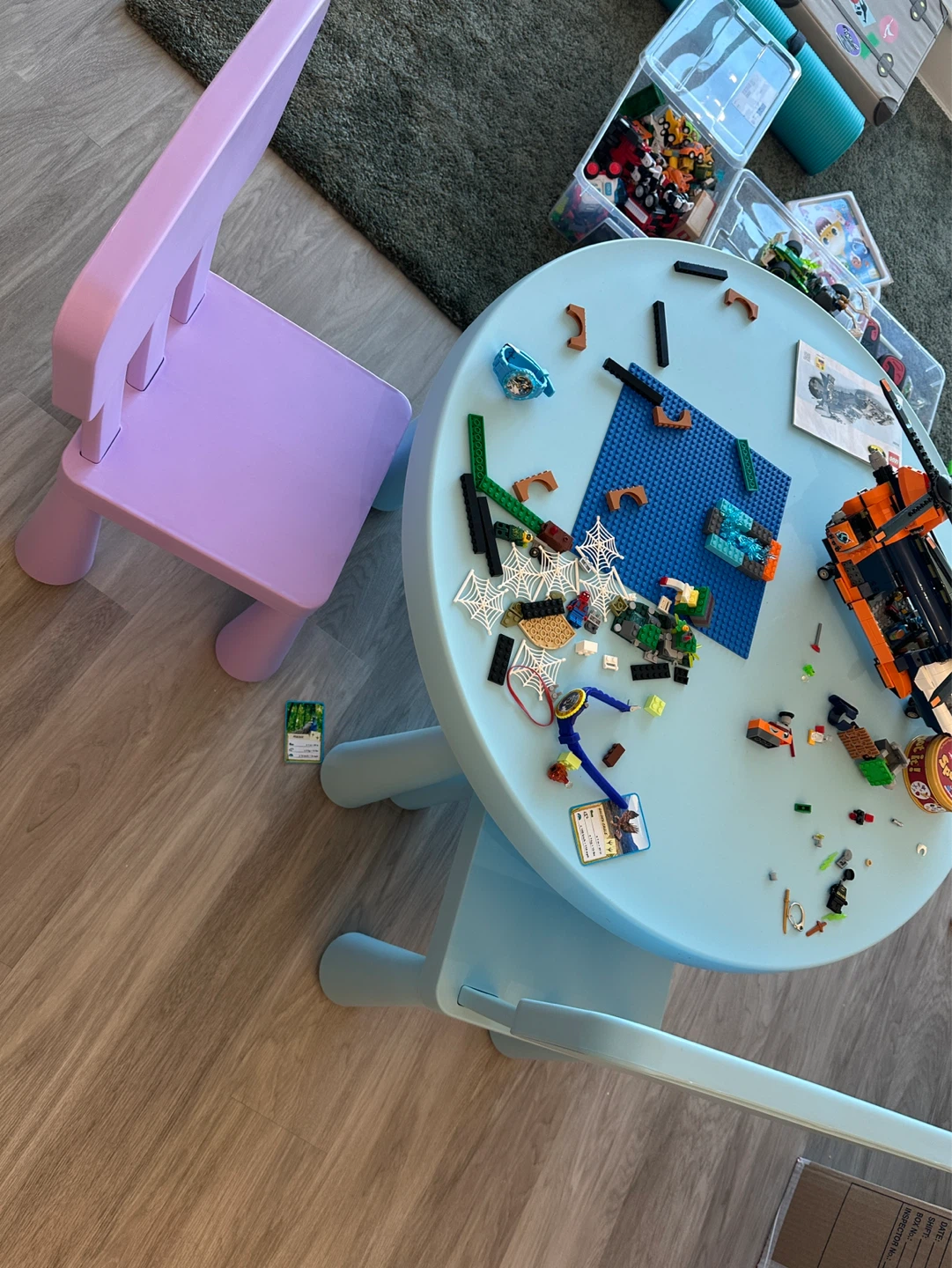 IKEA MAMMUT Kids Table + Chairs Set