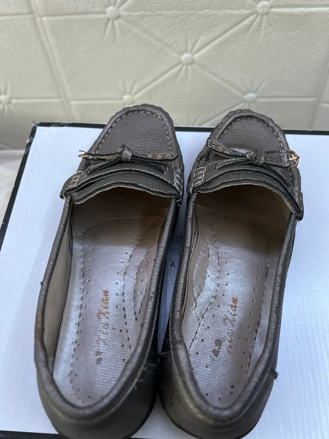 ⚽️ Women's Loafers - Brown Metallic