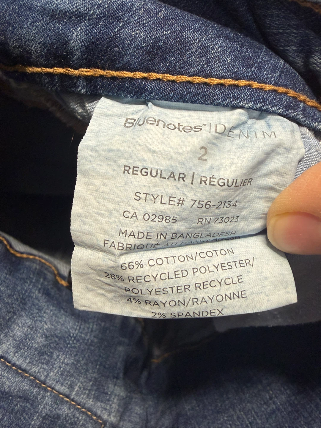 Bluenotes DENIM Women's Regular Jeans Size 2 - photo 3