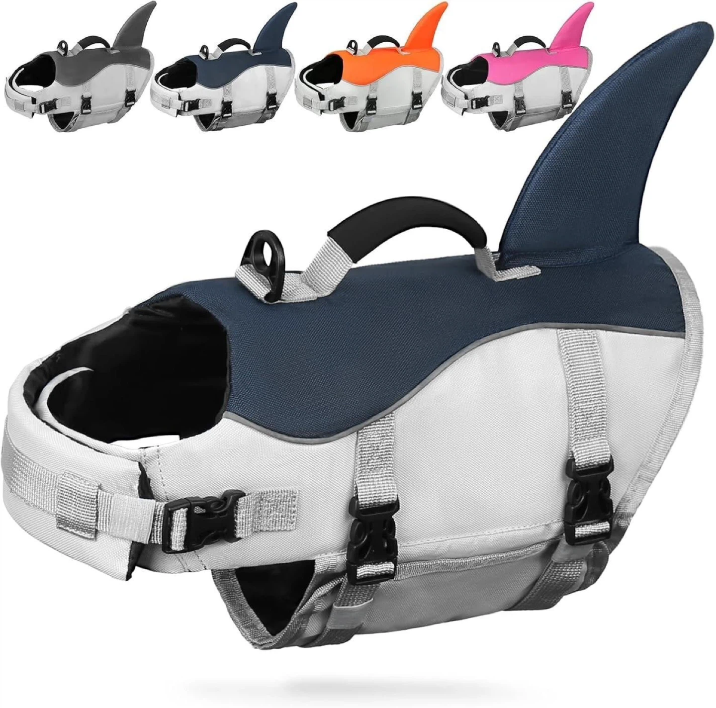 AmzNova baby shark Dog Life Jacket - photo 2