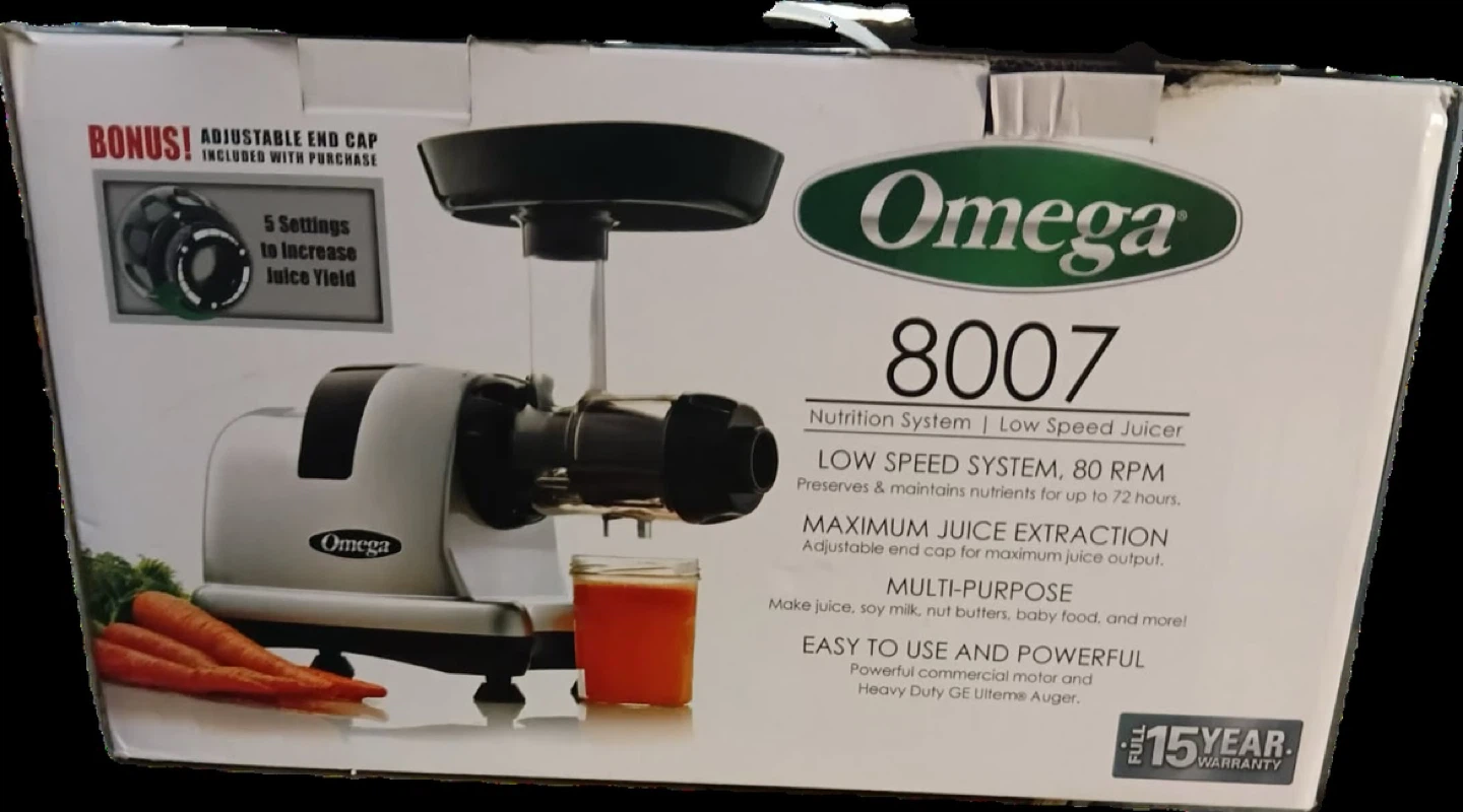 Omega 8007 Nutrition System Low Speed Juicer