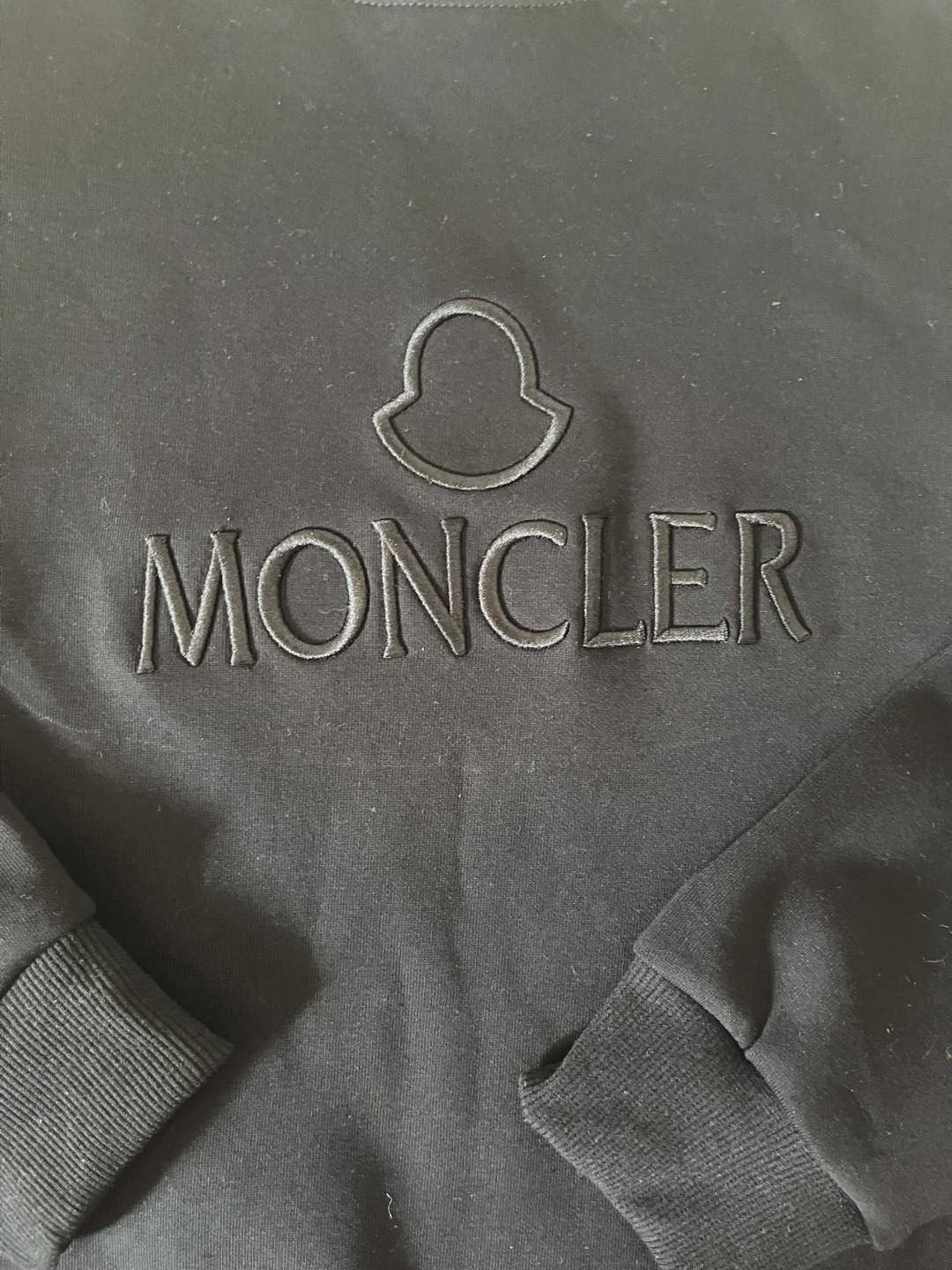 Moncler Black Crewneck Sweatshirt - photo 2