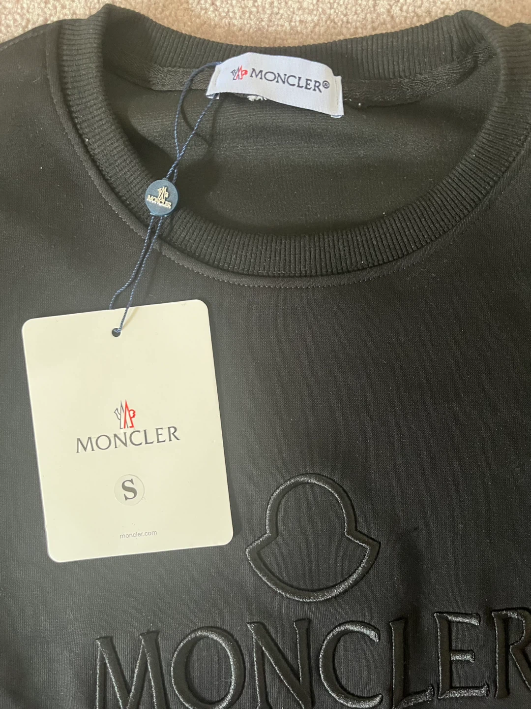 Moncler Black Crewneck Sweatshirt - photo 4