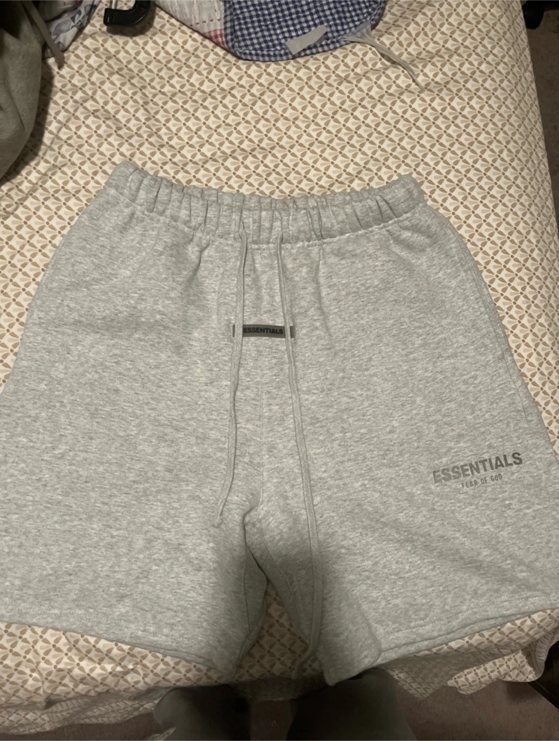ESSENTIALS Fear of God Grey Sweat Shorts Size M