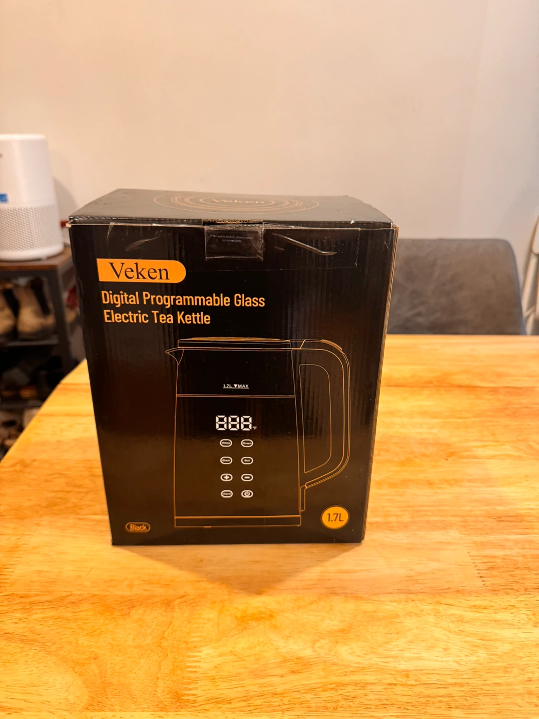 Veken Digital Programmable Glass Electric Tea Kettle