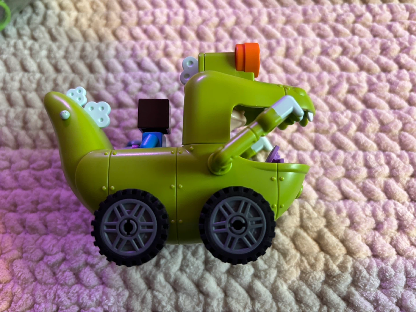 Nickelodeon Rugrats Reptar Wagon Construction Set Snap & Switch