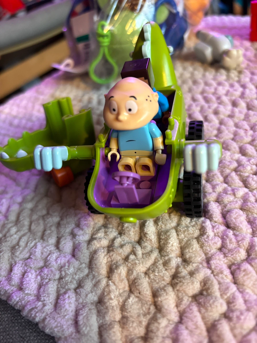 Nickelodeon Rugrats Reptar Wagon Construction Set Snap & Switch - photo 4