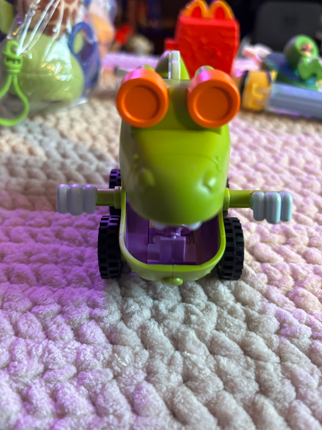 Nickelodeon Rugrats Reptar Wagon Construction Set Snap & Switch - photo 3
