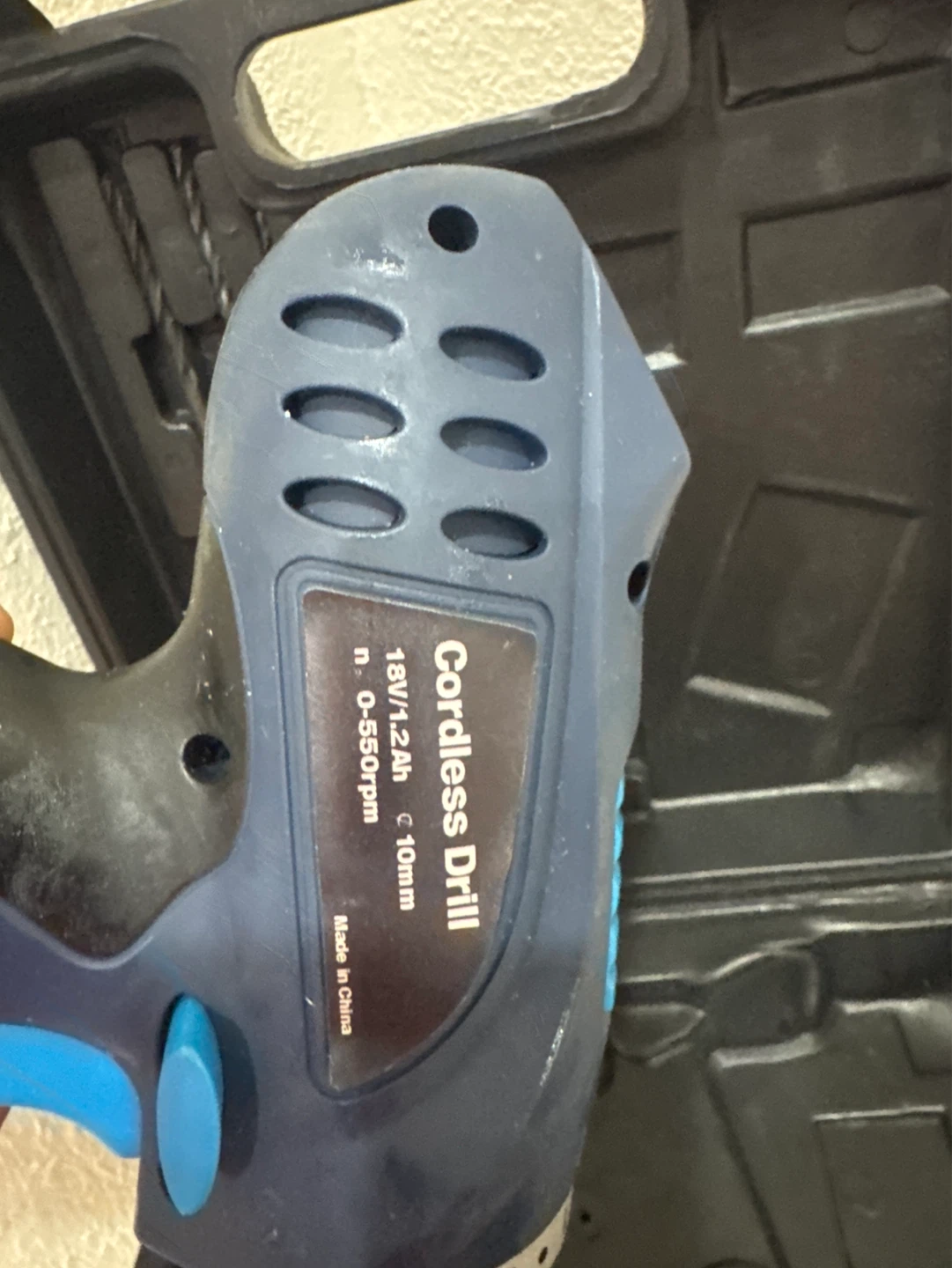 GURMCRAFT Cordless Drill 18V with Charger and Case - photo 3
