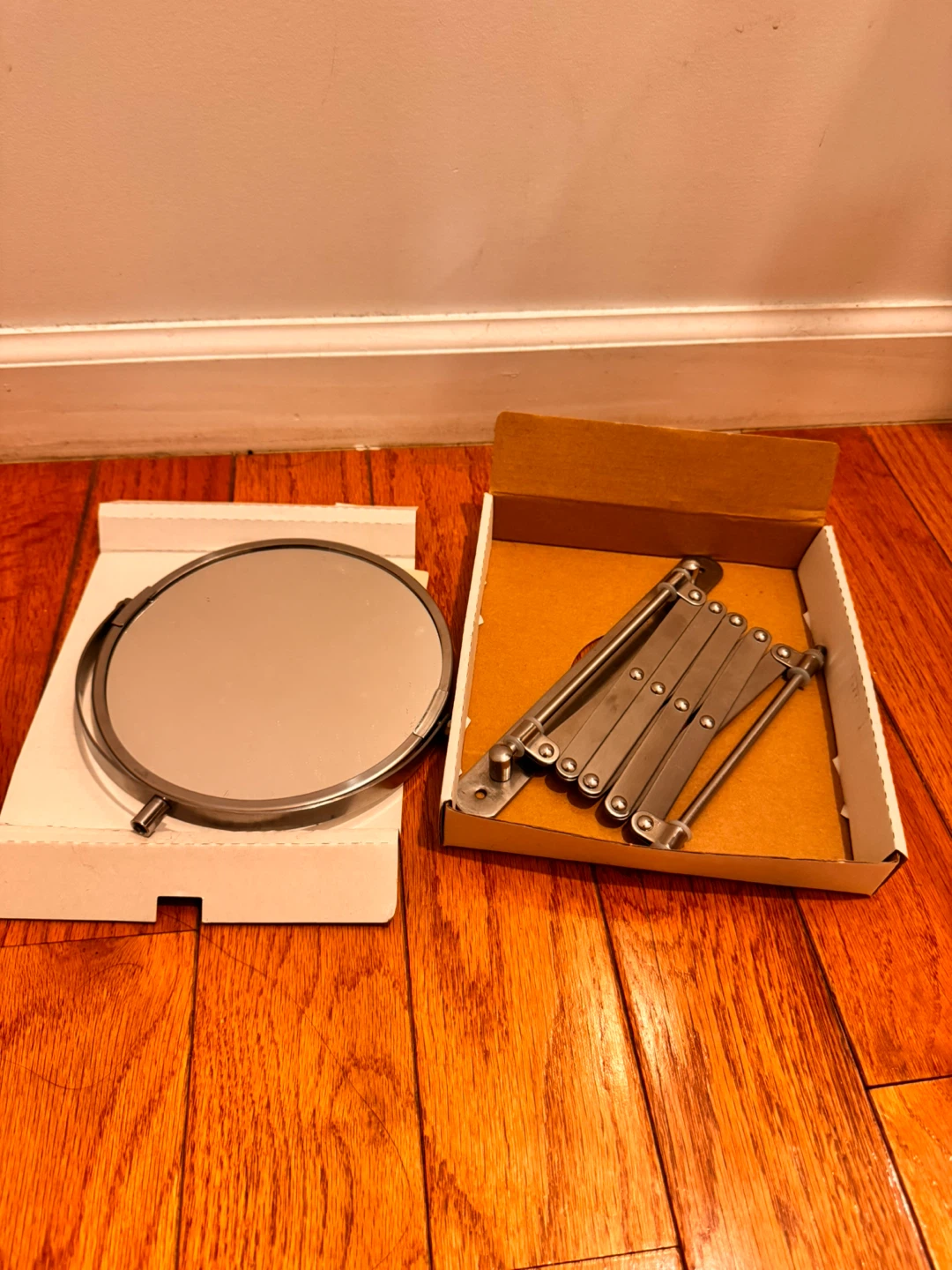 Wall Mount Makeup Mirror with Extension Arm