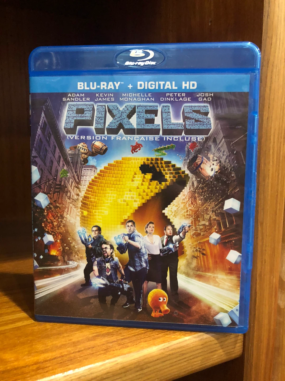 Pixels Blu-Ray + Digital HD Movie ⚽️