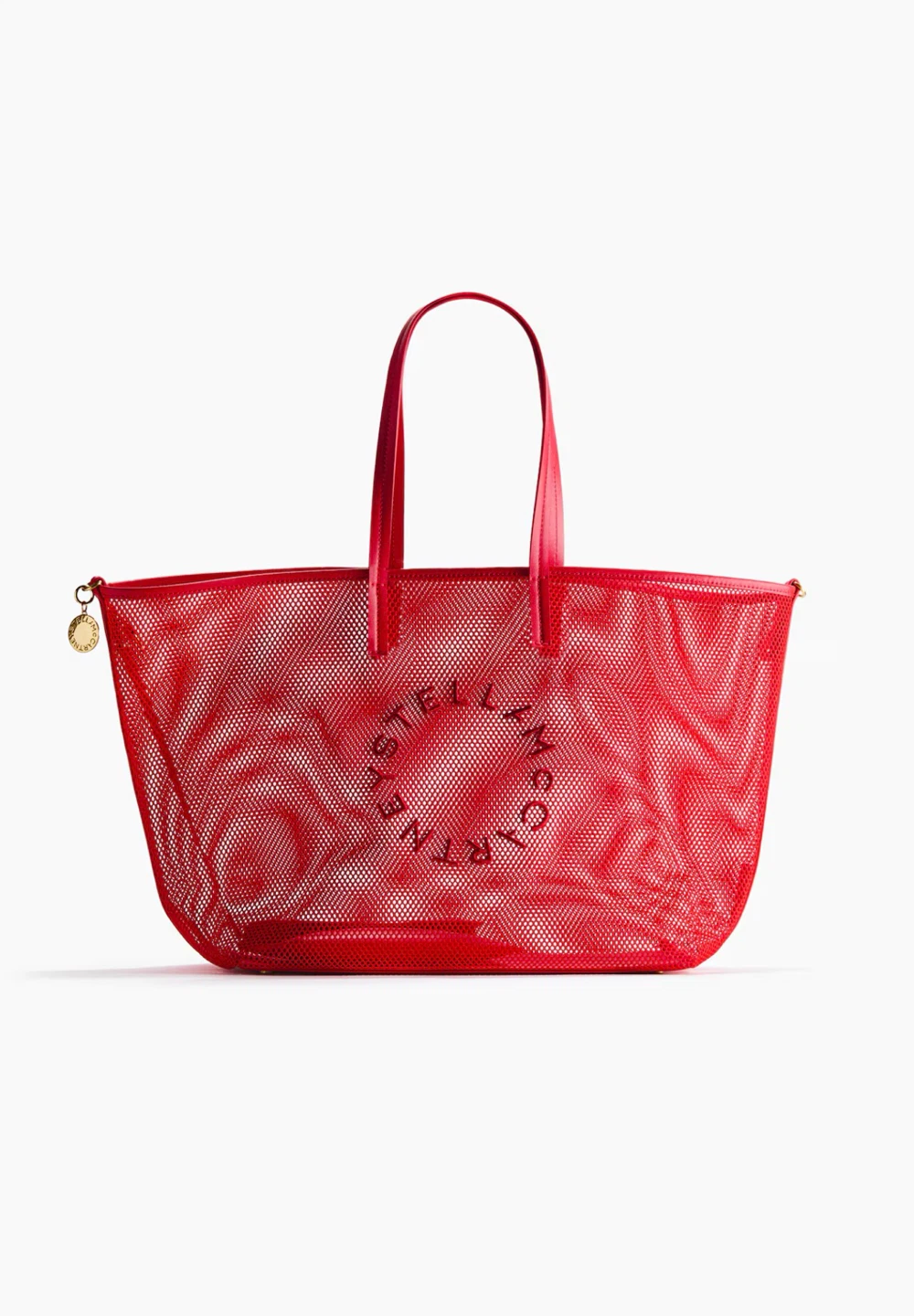 H&M Stella McCartney large red mesh tote bag - photo 4