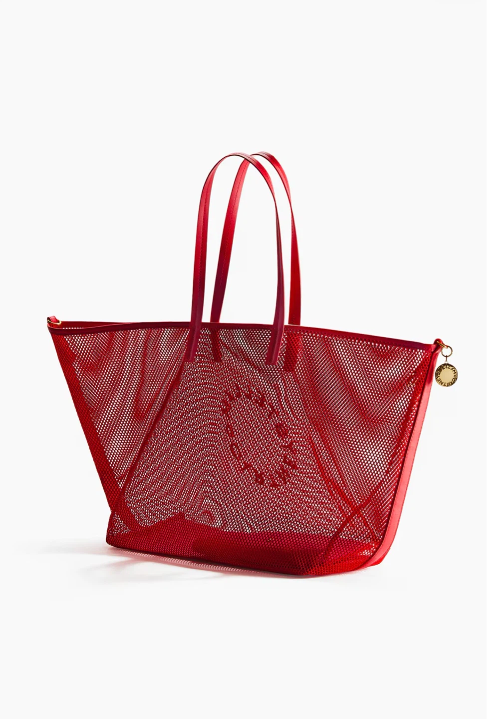 H&M Stella McCartney large red mesh tote bag - photo 5