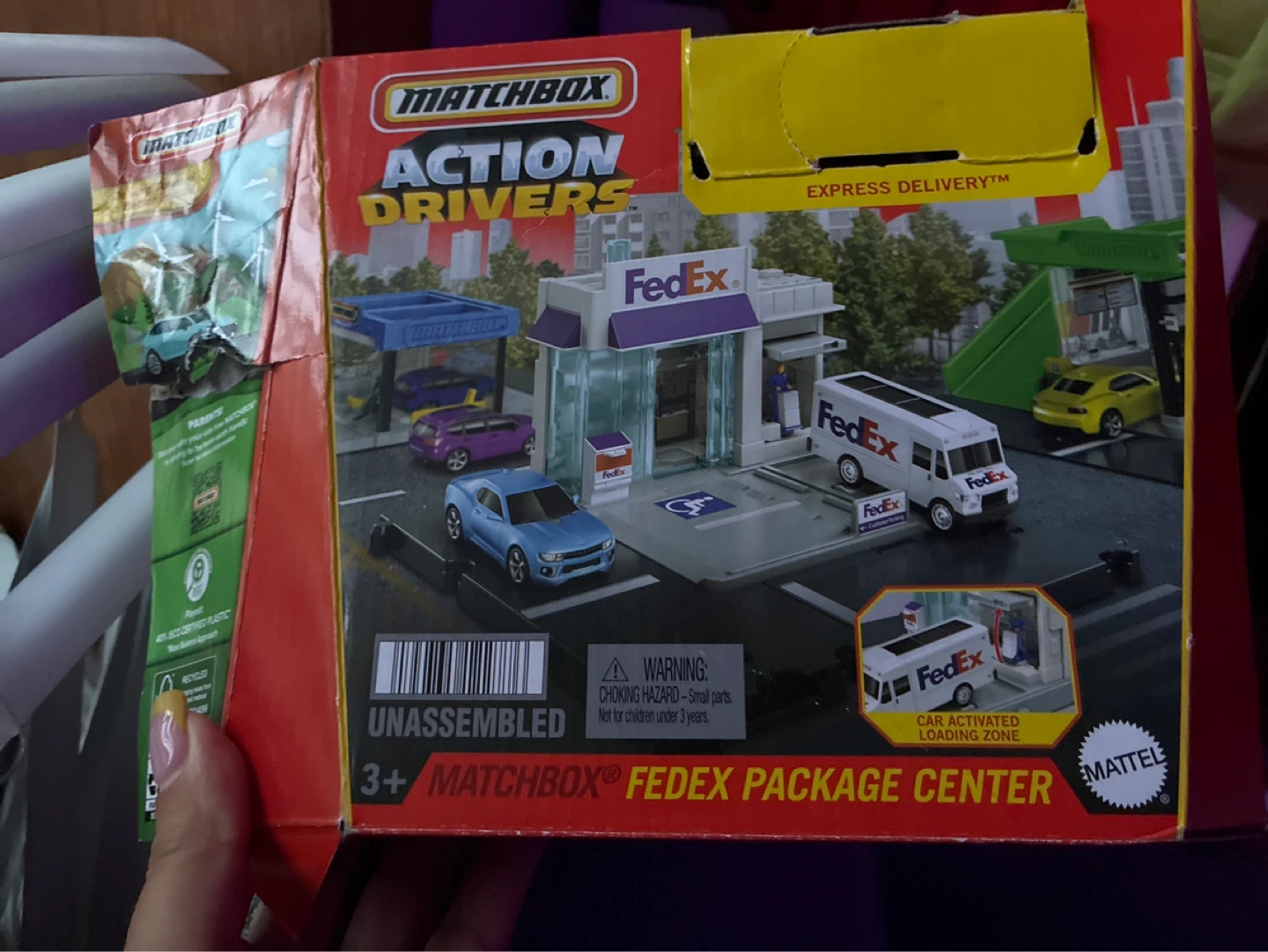 ⚽ Matchbox Action Drivers FedEx Package Center Playset