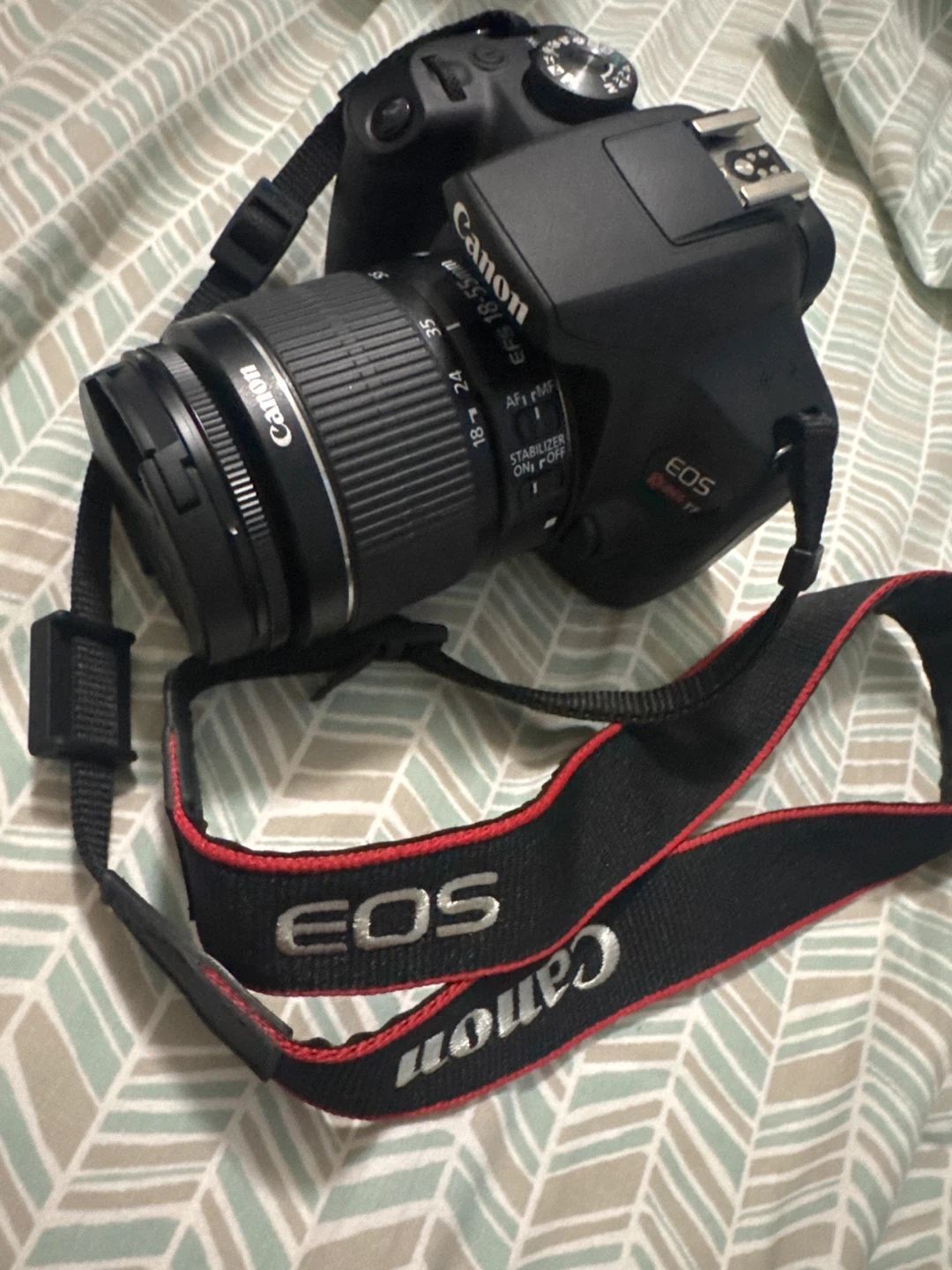 Canon EOS Rebel T7 DSLR Camera with 18-55mm and 75-300mm Lenses