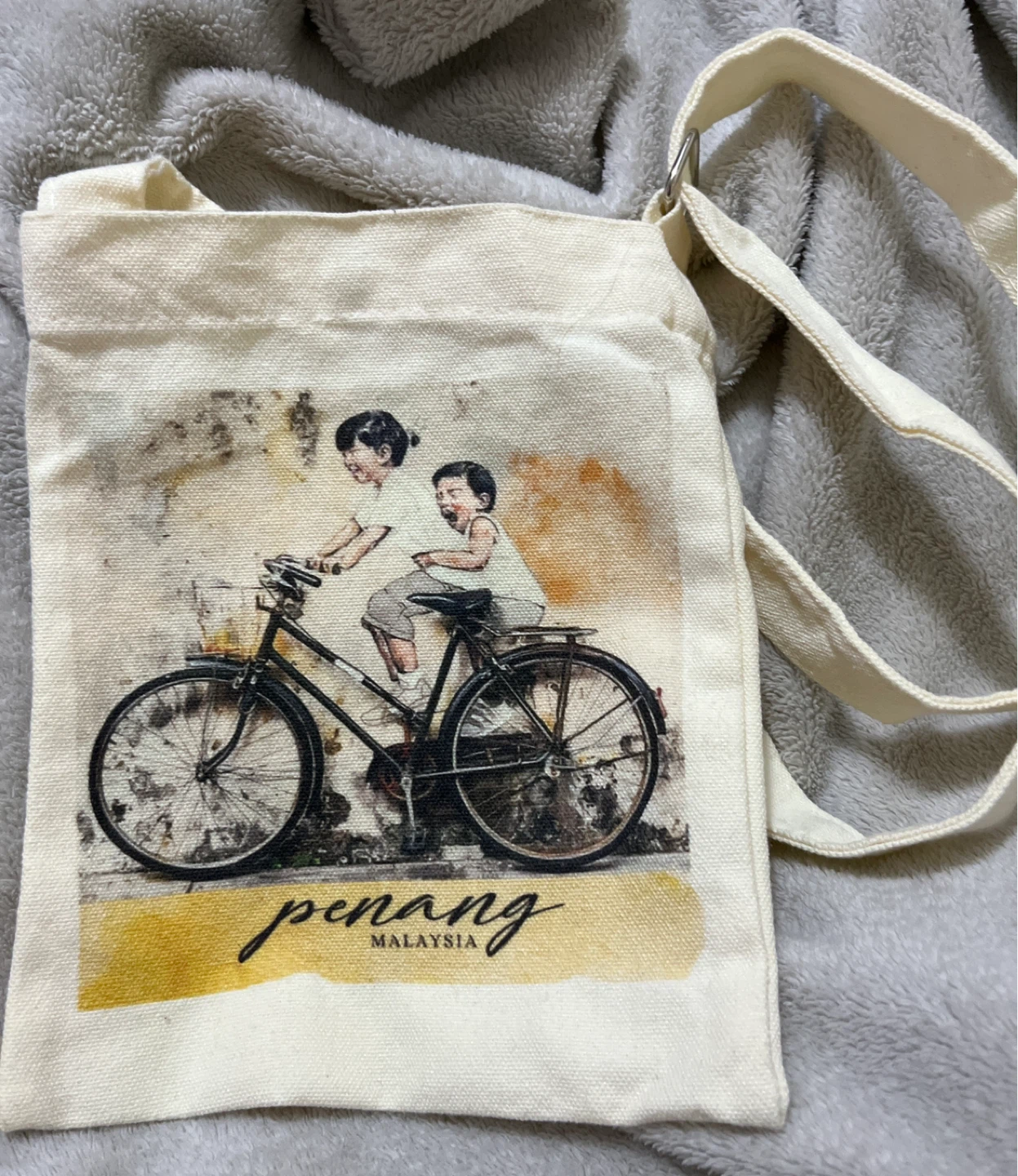 ⚽️Canvas Crossbody Bag Penang Malaysia Graphic Print