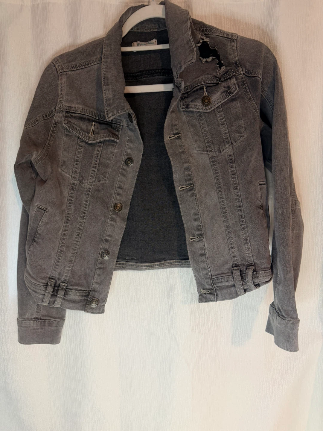 Grey Denim Jacket