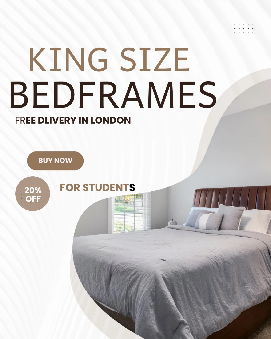 Dreamzie King Size Metal Bed Frame