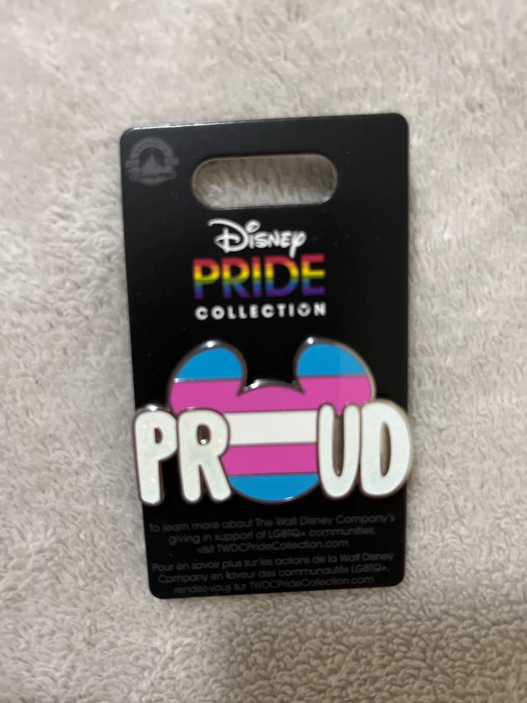 ⚽️Disney Pride Collection "Proud" Pin