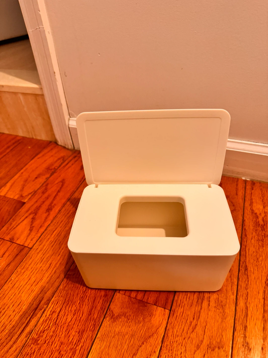Cream Colored Wipe Holder Box