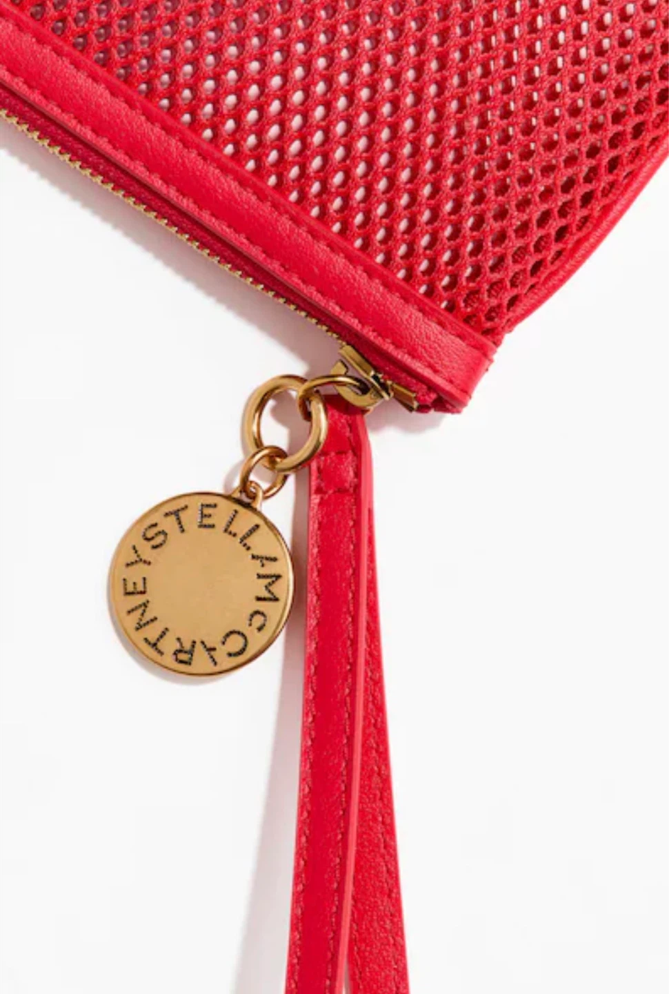 H&M Stella McCartney red mesh clutch bag - photo 5