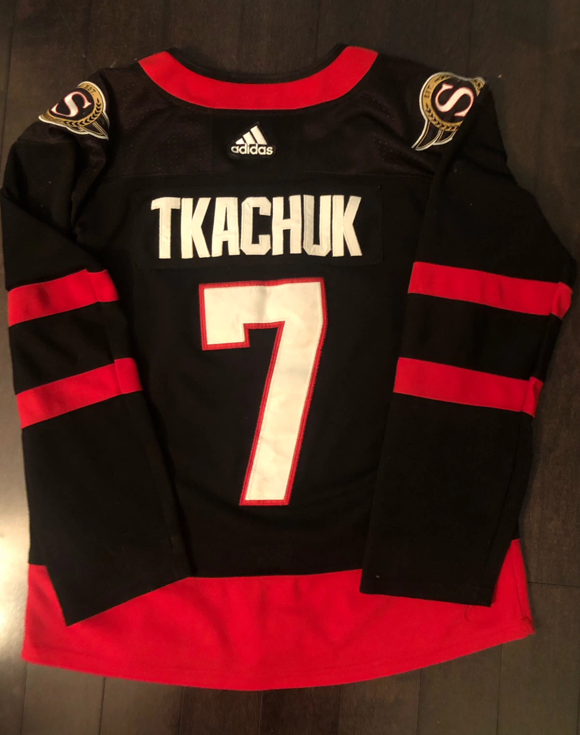 Adidas Ottawa Senators #7 Tkachuk Hockey Jersey - photo 2