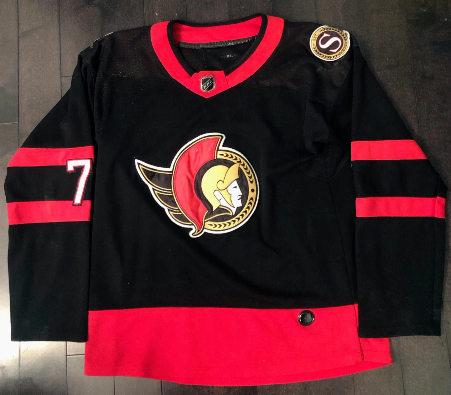 Adidas Ottawa Senators #7 Tkachuk Hockey Jersey