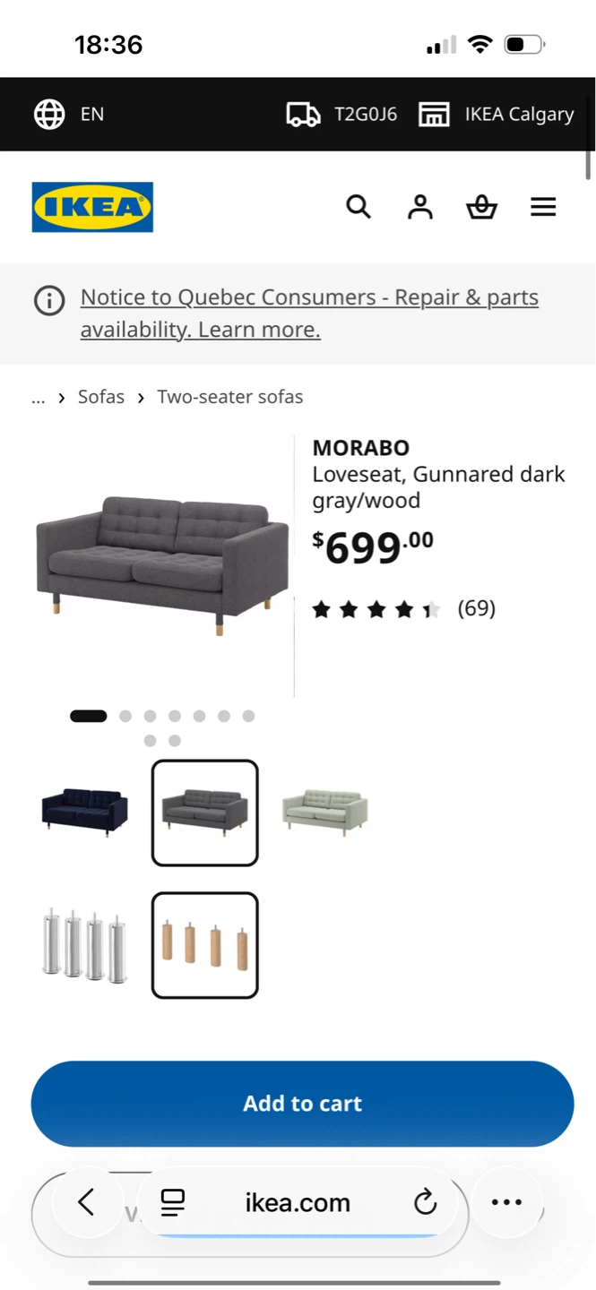 IKEA Morabo Couch - photo 2
