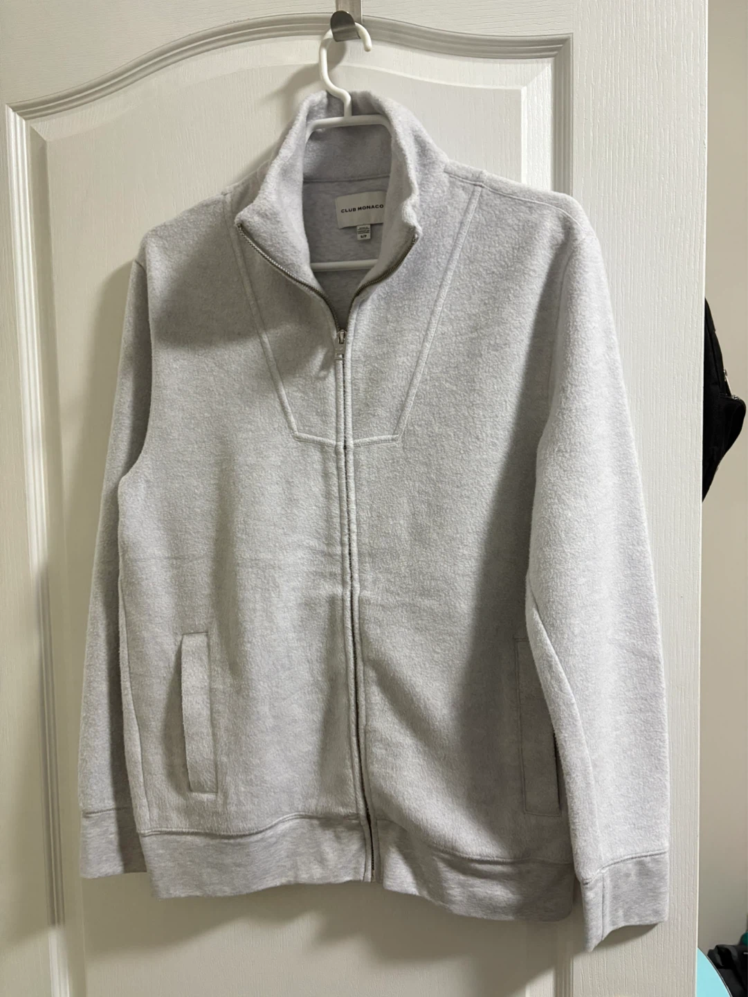 Club Monaco Grey Zip-Up Jacket
