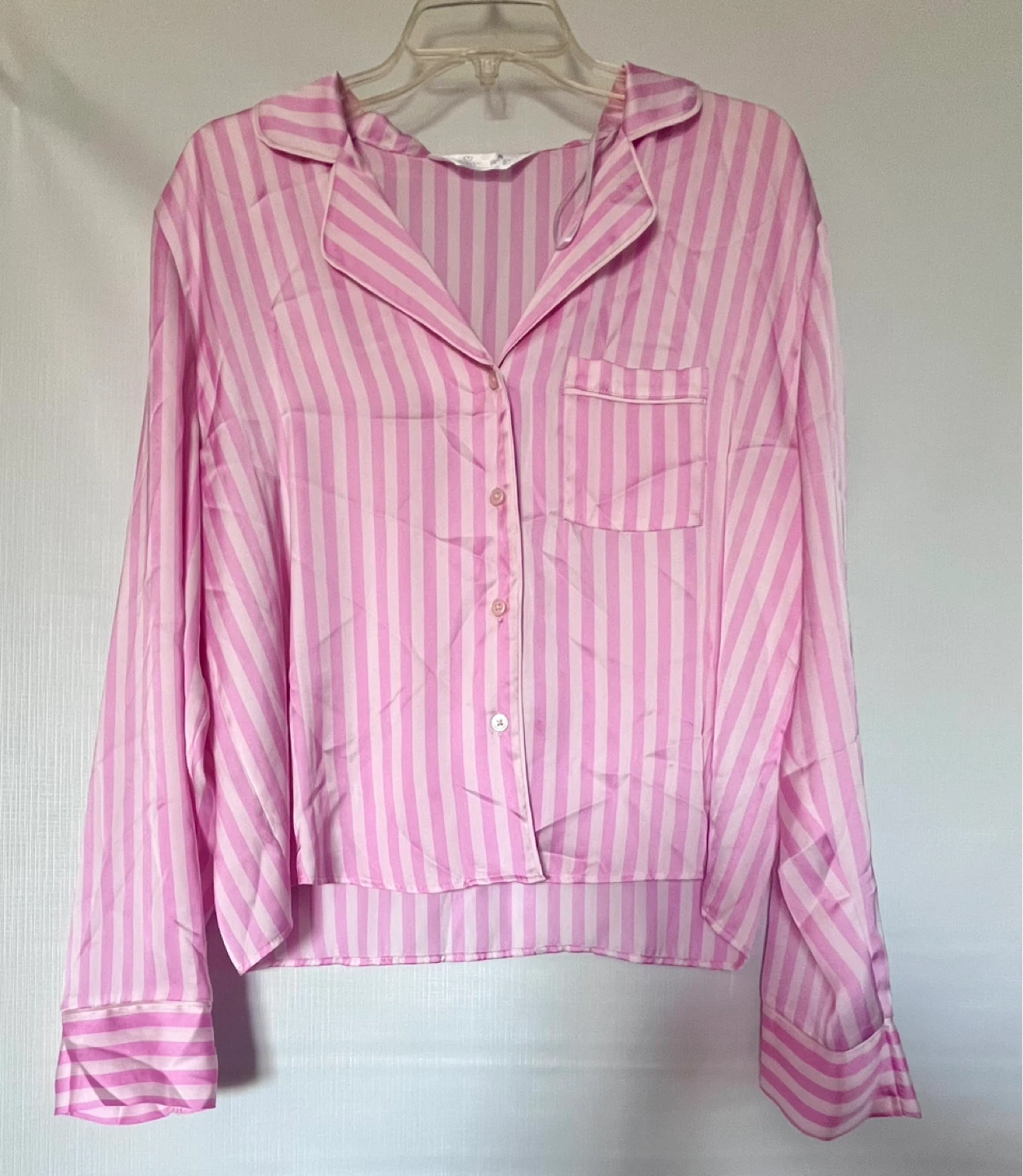 Primark Pink Striped Pajama Set - Size S - photo 2