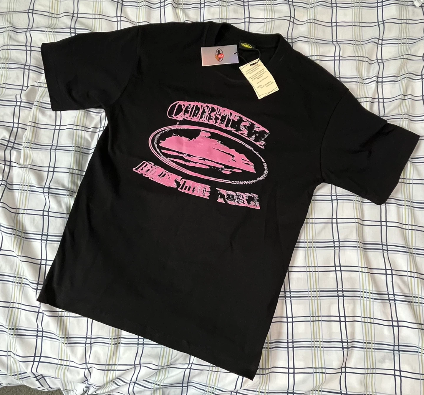 Corteiz Rules The World Black T-Shirt