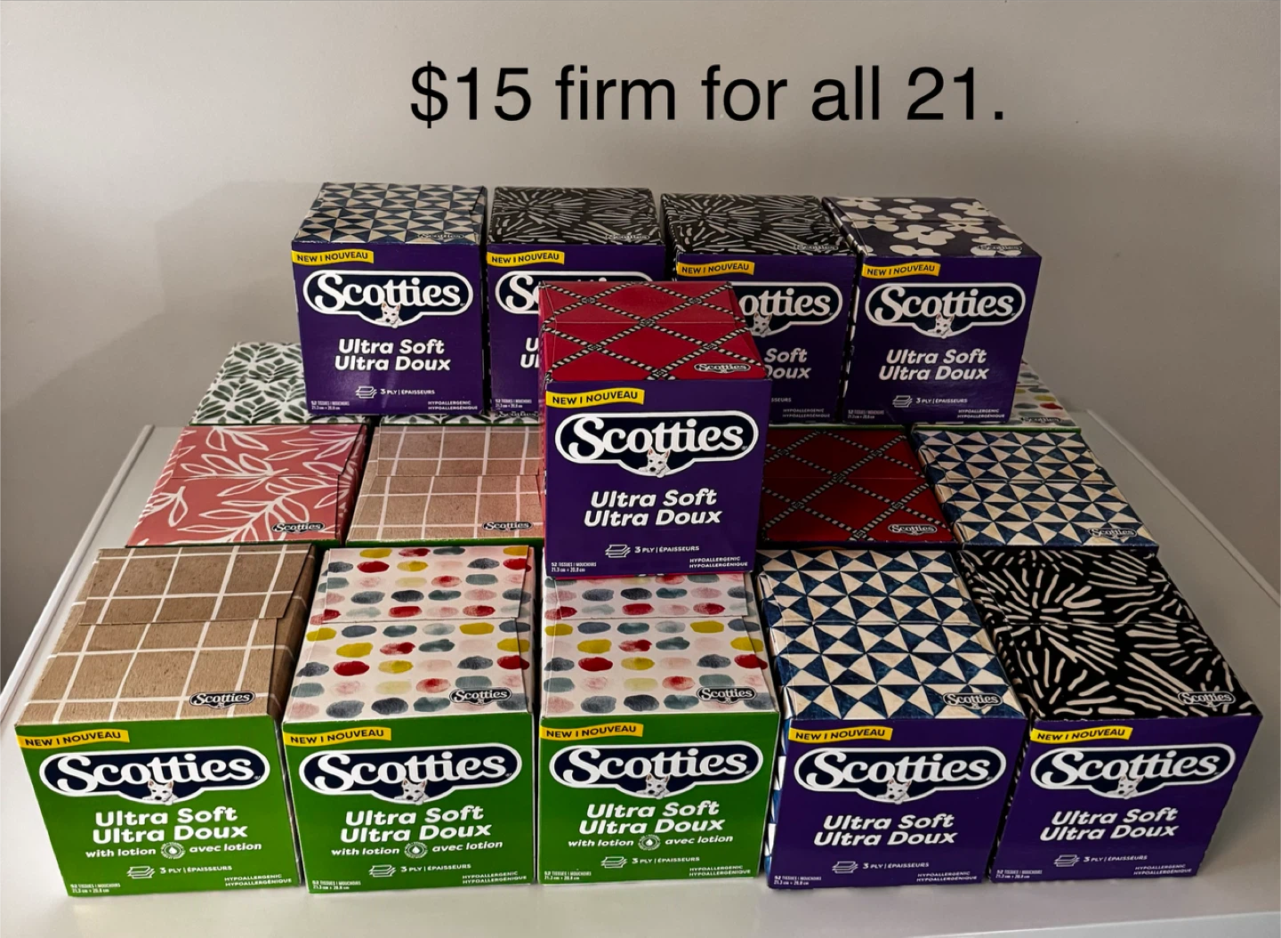 Scotties Ultra Soft Ultra Tissue Boxes (20 Pack)