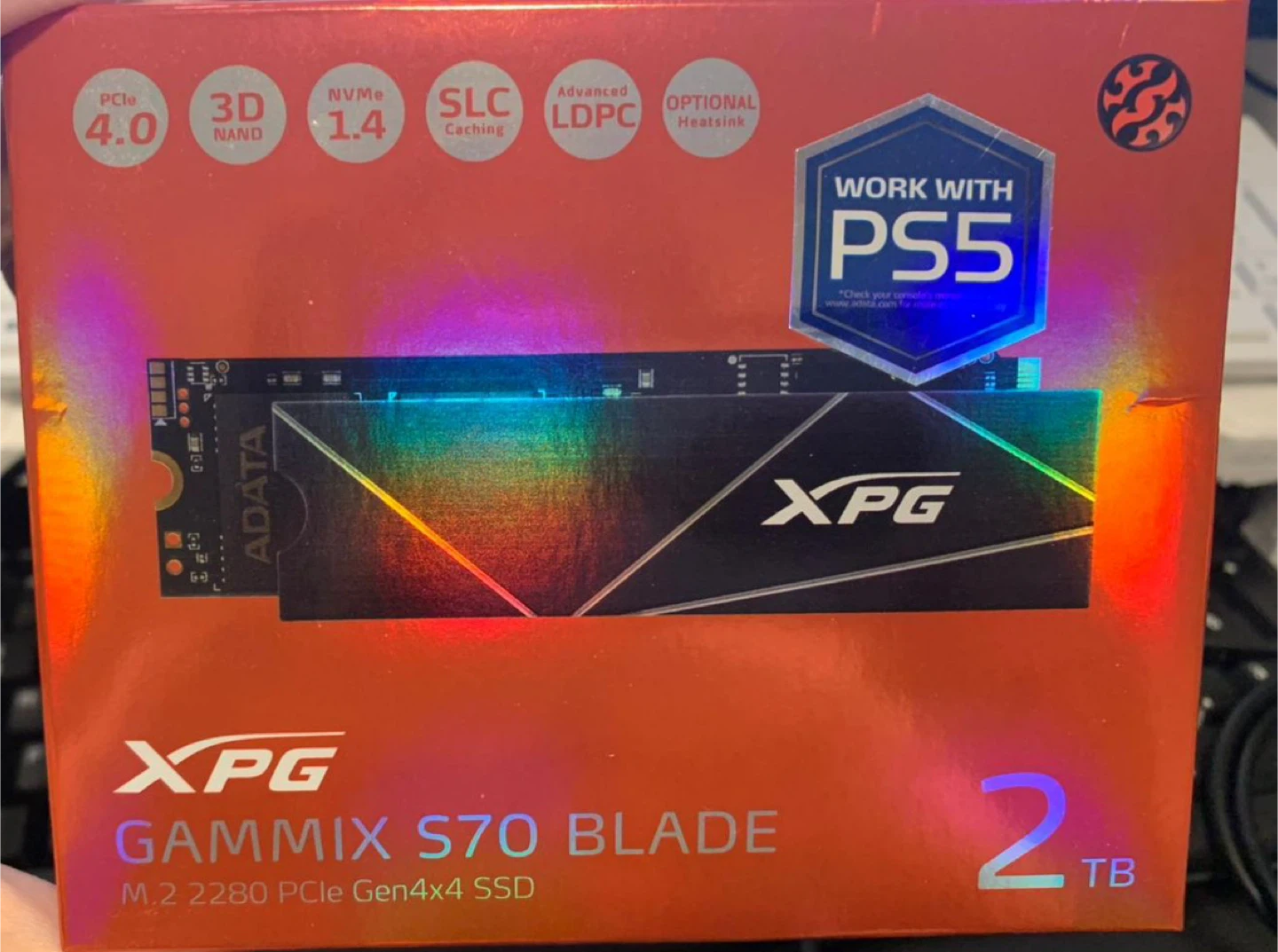 Brand New XPG GAMMIX S70 BLADE 2TB NVMe 1.4 PCIe Gen4x4 SSD