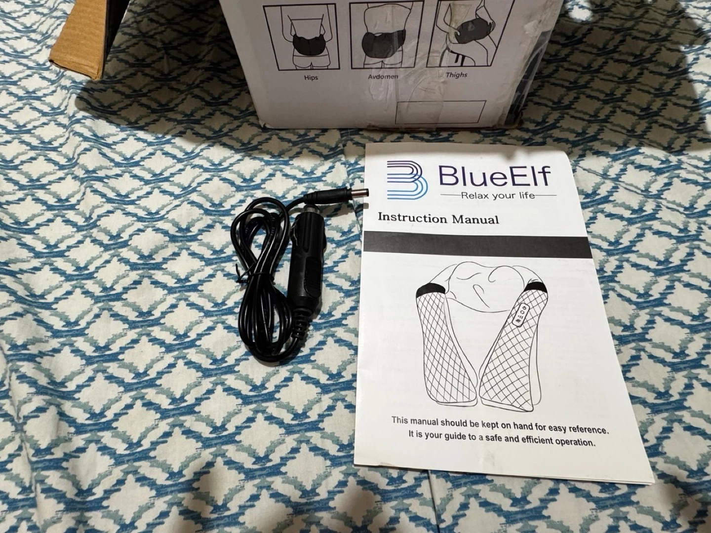 BlueElf Shiatsu Back Neck Massager with Heat ⚽️ - photo 3