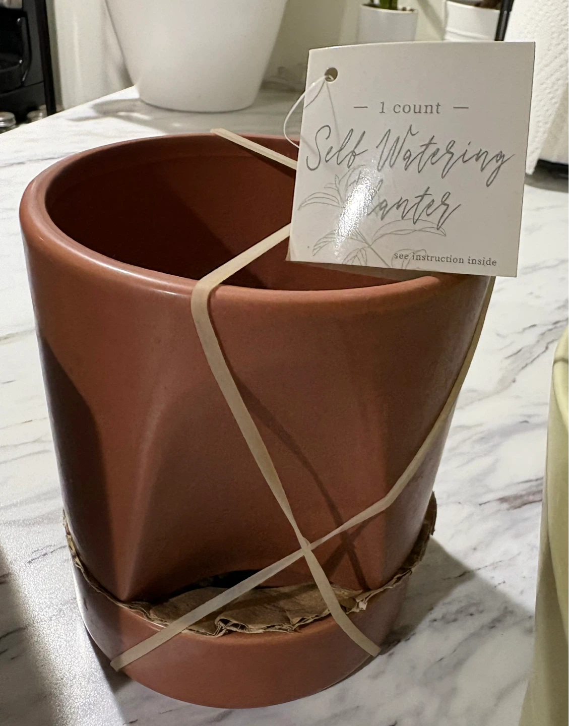 ⚽️ Self Watering Planter - Terracotta Color - photo 2