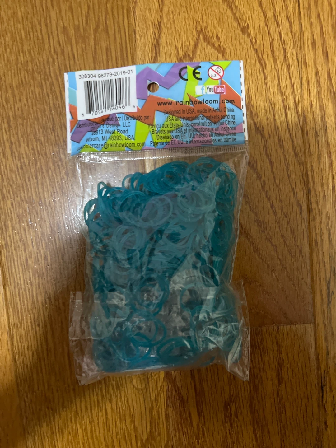 ⚽️Rainbow Loom Blue Rubber Bands