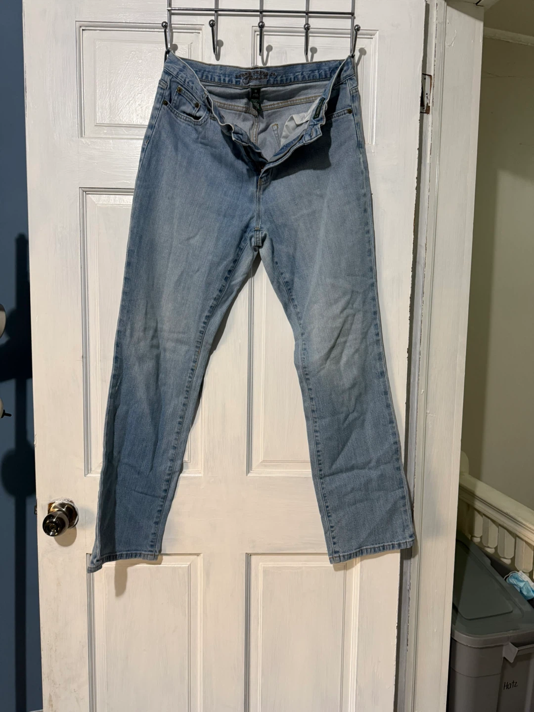 Lauren Jeans Co. Premium Light Wash Denim Jeans - Size 10