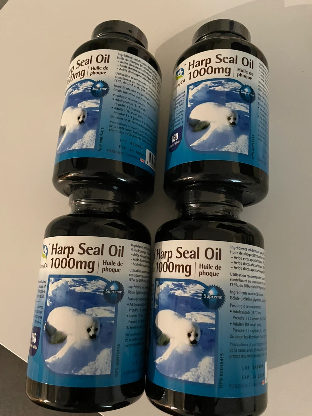Harp Seal Oil 1000mg Supplements ⚽