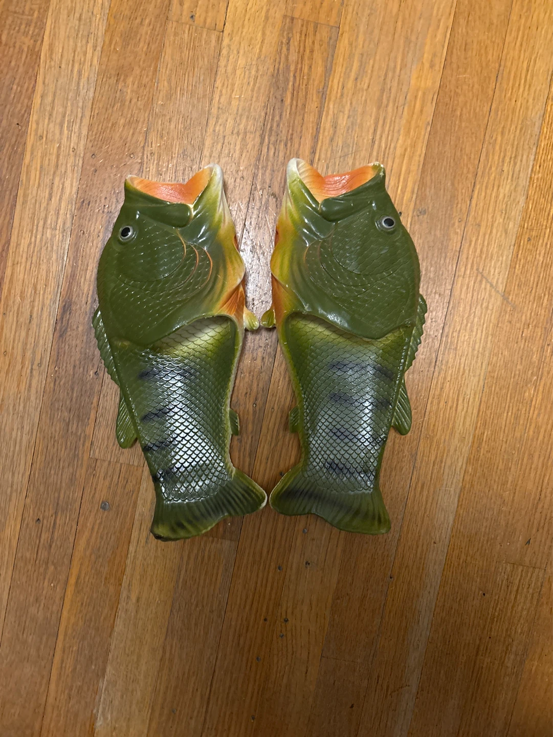 Fish Slippers Bass Funny