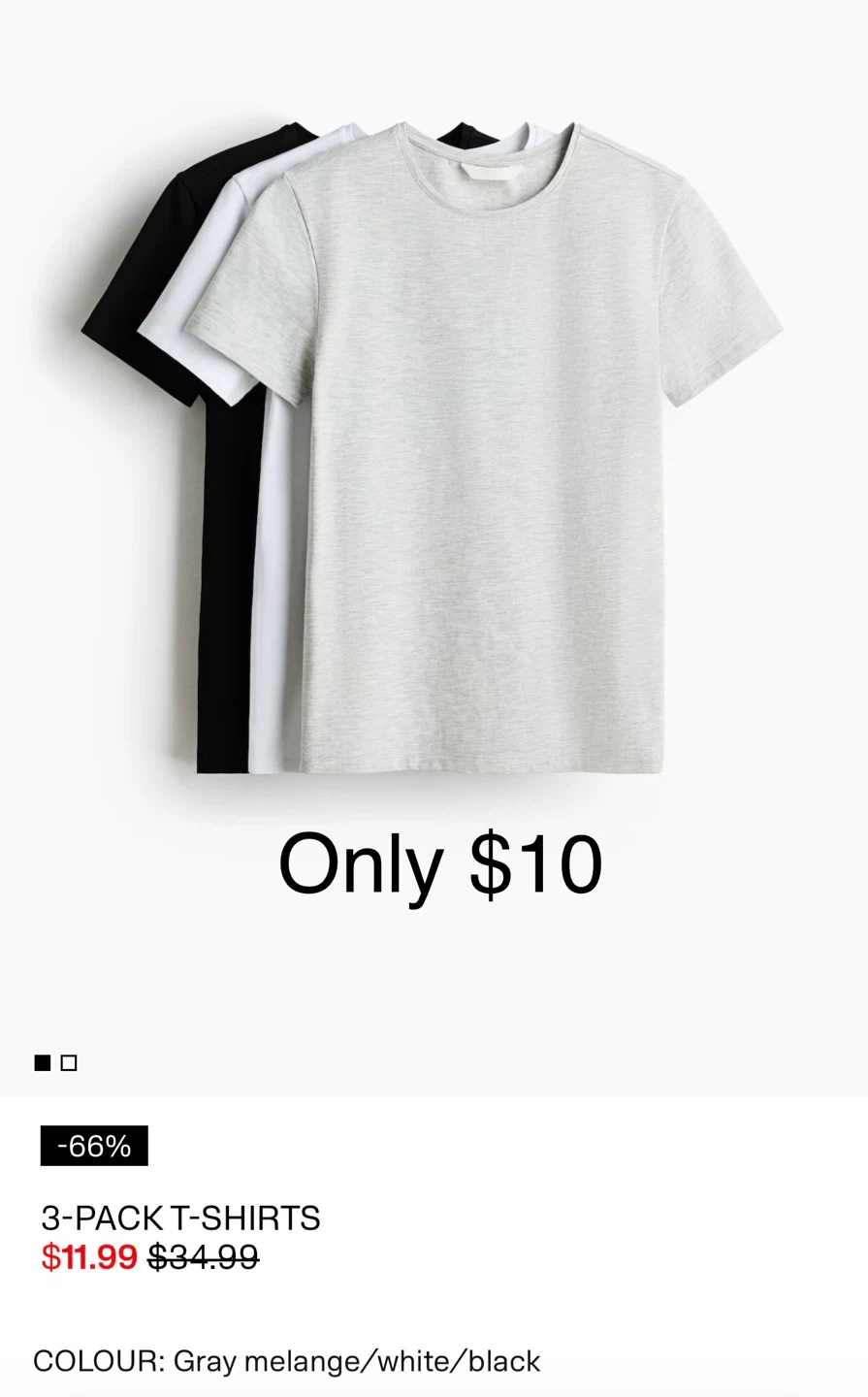 H&M shirts