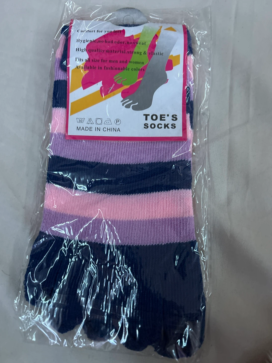 ⚽️ Toe's Socks - Striped - photo 2