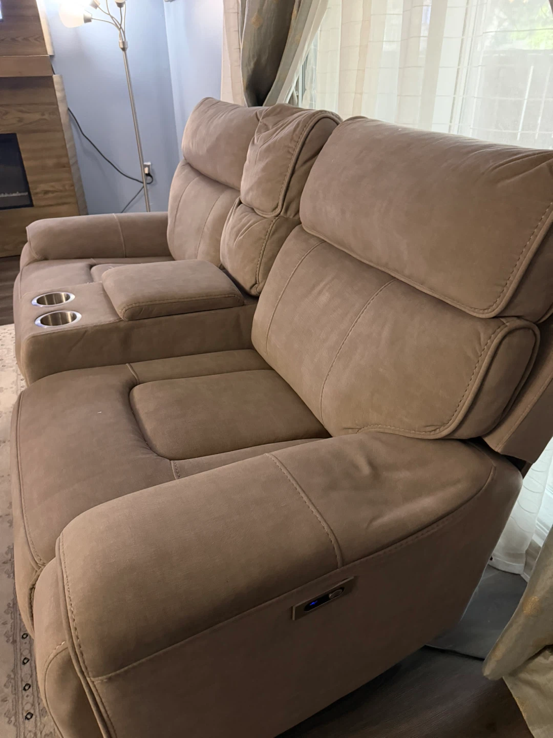 Power Reclining Sofa and Loveseat Set - photo 2