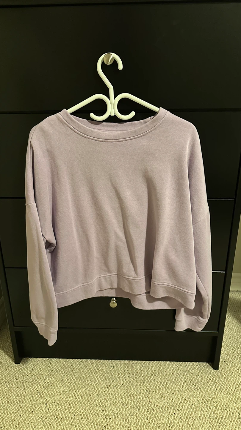 Purple Crew Neck Sweatshirt