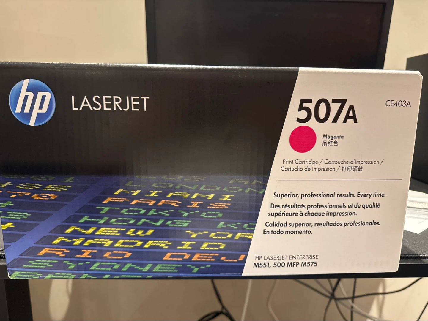 HP LaserJet 507A Magenta Toner Cartridge CE403A