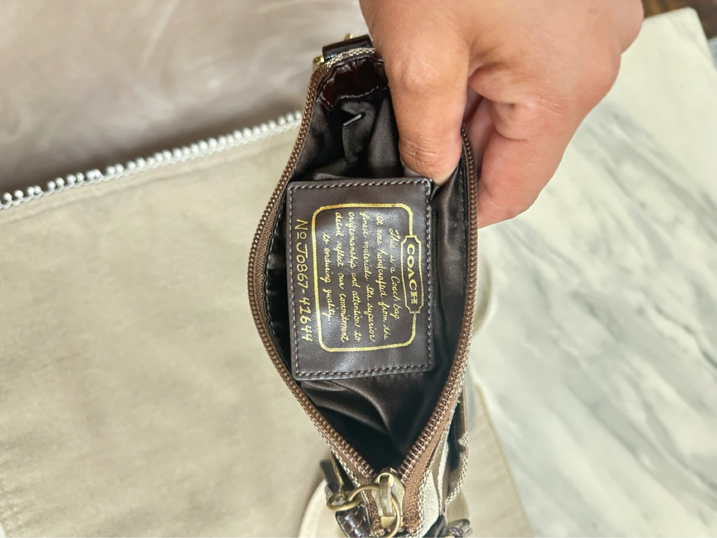 Coach Monogram Crossbody Bag - photo 3