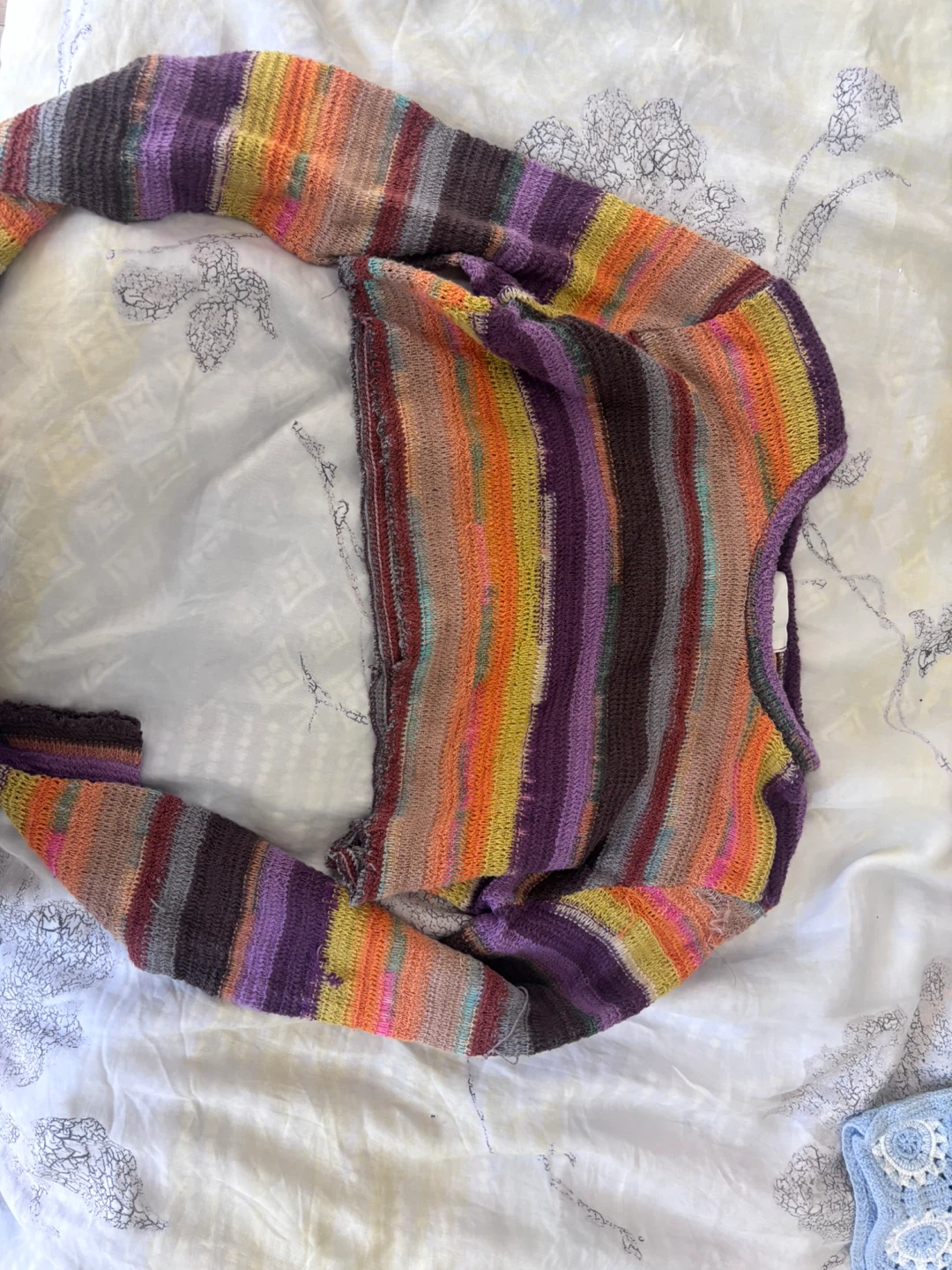 Korean Multicolour Knit Sweater