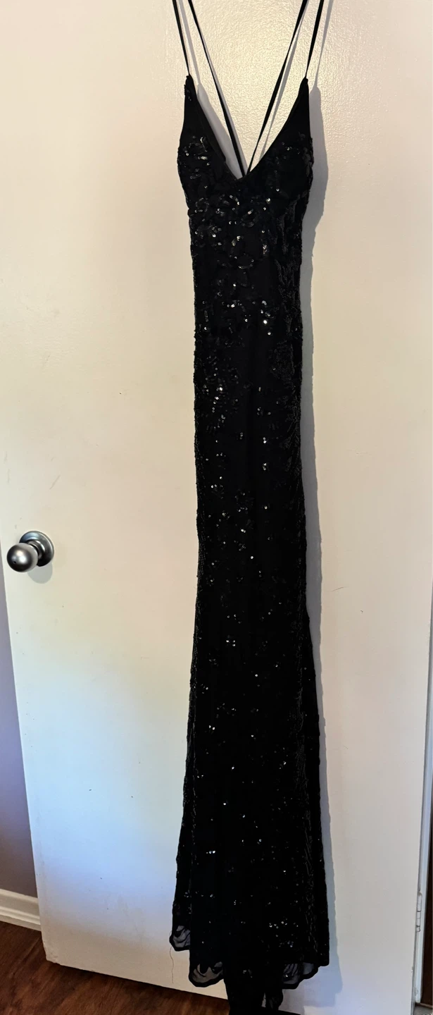 Sparkly Black Gown - The Vallarta