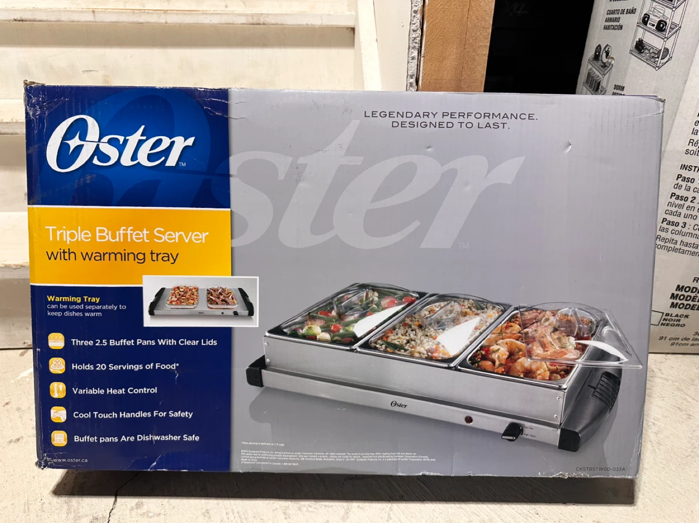 Oster Triple Buffet Server with Warming Tray - photo 2