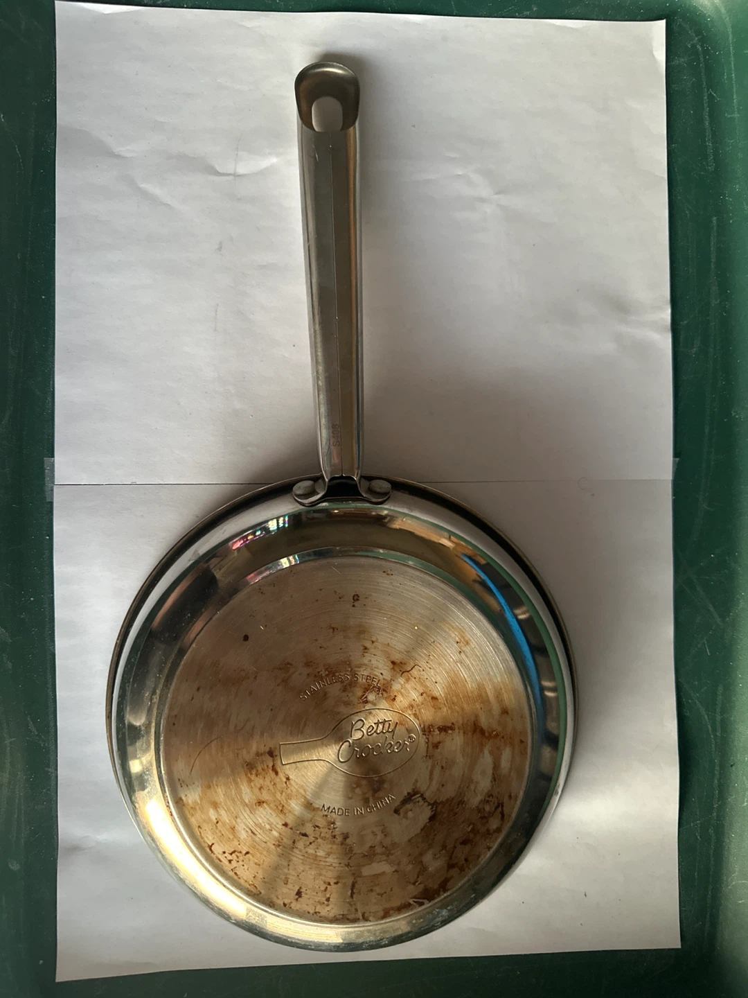 Betty Crocker Stainless Steel Frying Pan ⚽️
