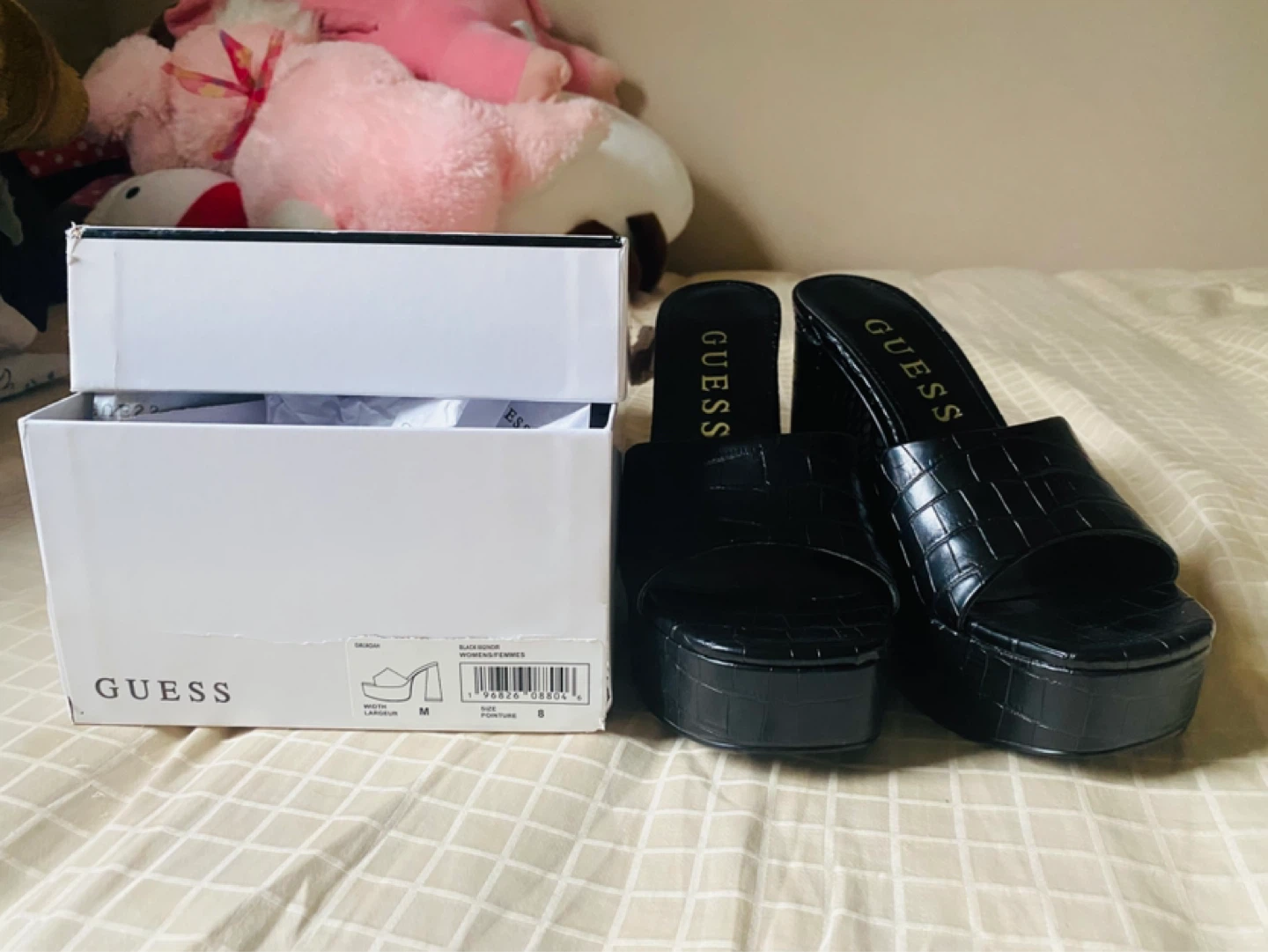 Guess Women's Jadah Chunky Heel Platform Slides - photo 5
